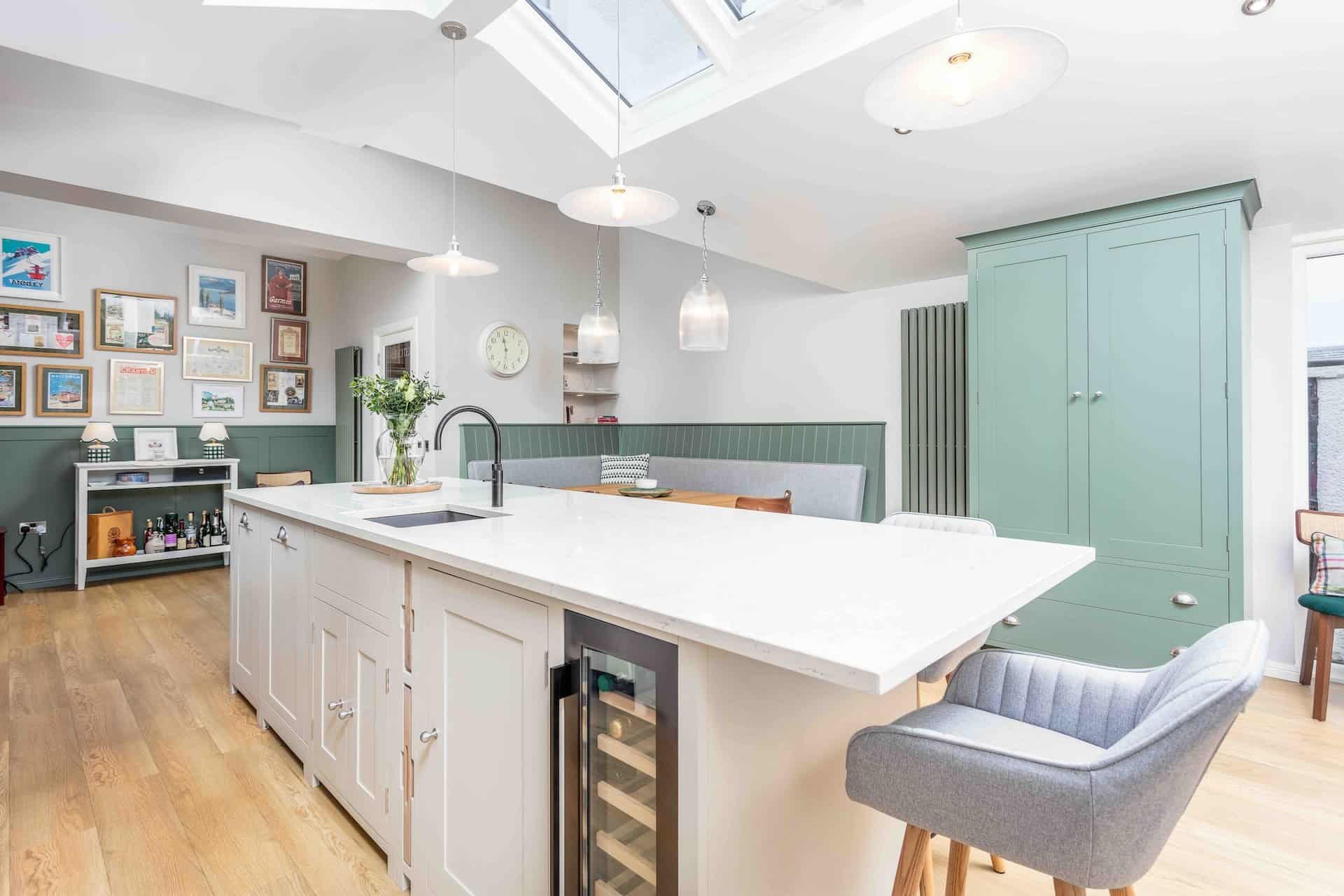 Kitchen Extension, bespoke, Mozolowski & Murray, Neptune Kitchens